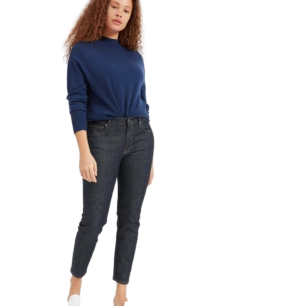 Everlane Dark Denim Mid-Rise Skinny Jean Women's Size 25